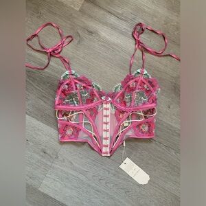 For Love and Lemons Festival Bustier Size XS NWT